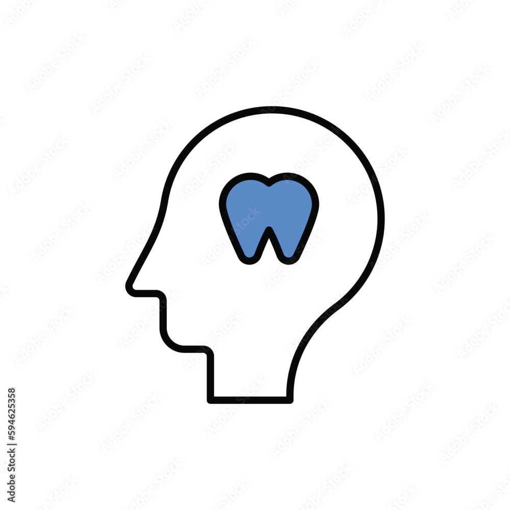 pain icon vector stock.