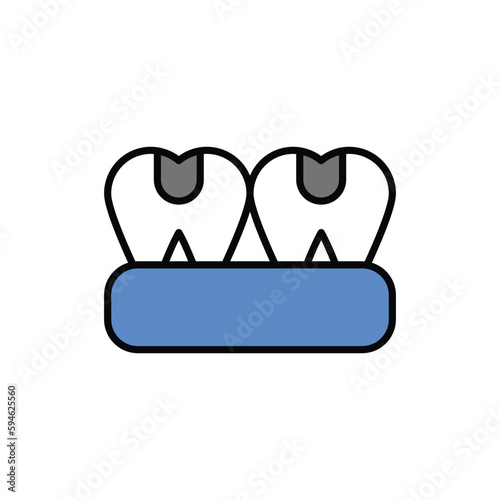 fillings icon vector stock.