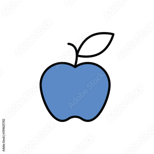 apple icon vector stock.