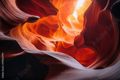 Highlight the colorful patterns of Antelope Canyon