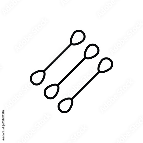 cotton pads icon vector stock.