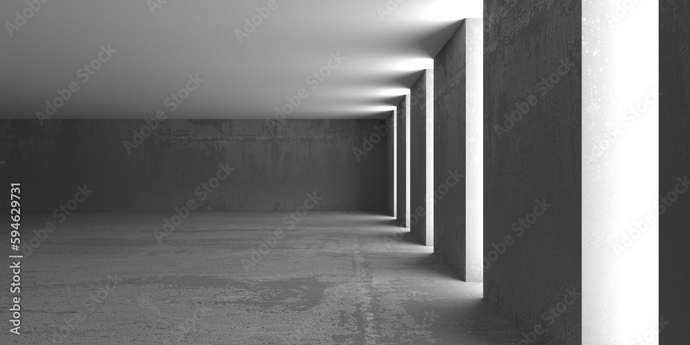 Abstract architecture interior background. Modern concrete room Abstract architecture interior background. Modern concrete room