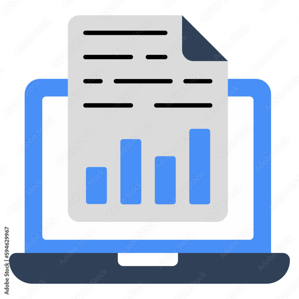Premium download icon of online data analytics Premium download icon of online data analytics