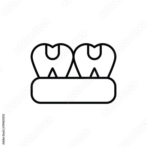 fillings icon vector stock.