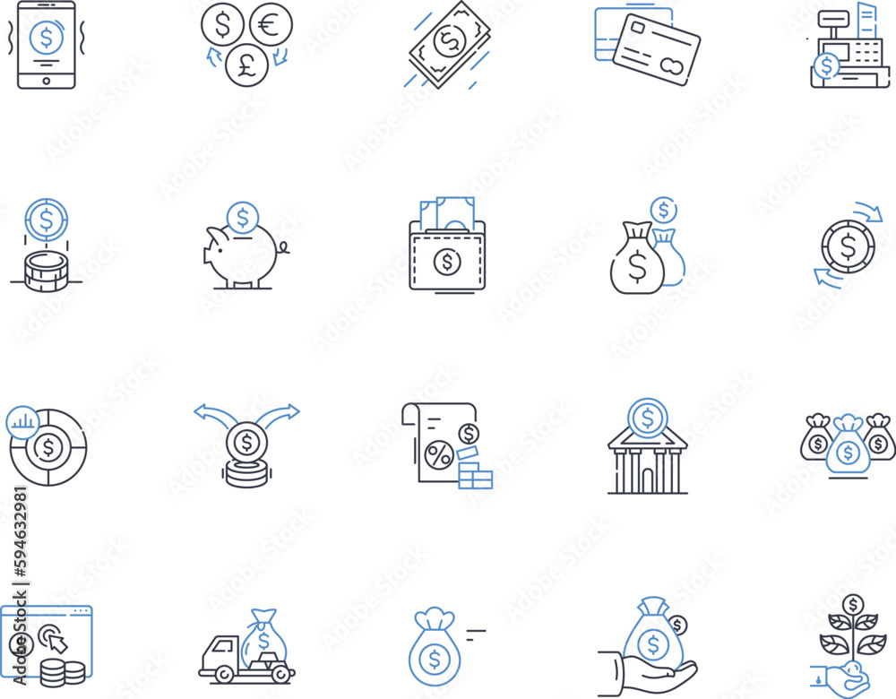 Assets line icons collection. Equity, Investment, Property, Inventory, Funds, Capital, Estate vector and linear illustration. Portfolio,Valuables,Commodity outline signs set Assets line icons collection. Equity, Investment, Property, Inventory, Funds, Capital, Estate vector and linear illustration. Portfolio,Valuables,Commodity outline signs set