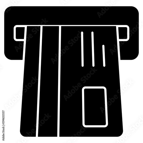 Perfect design icon of atm withdrawal