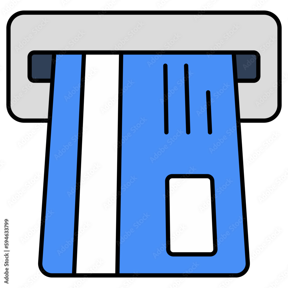 Perfect design icon of atm withdrawal Perfect design icon of atm withdrawal