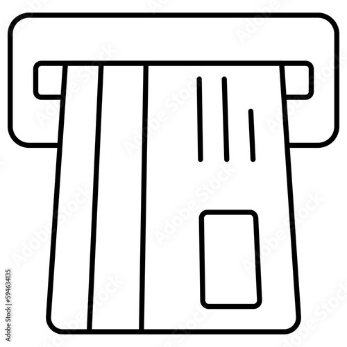 Perfect design icon of atm withdrawal