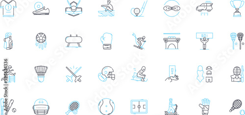 Therapy linear icons set. Counseling, Psychotherapy, Rehabilitation, Support, Healing, Treatment, Guidance line vector and concept signs. Intervention,Talking,Understanding outline illustrations