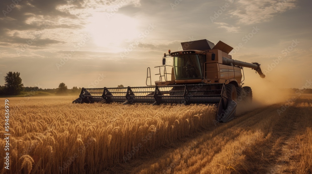 Fototapeta premium Harvest Generative AI