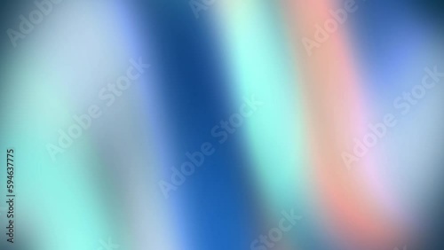 Animated Looped Gradient Blue Waves Background  
