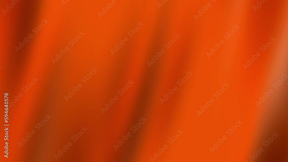 Animated Looped Gradient Orange Waves Background  