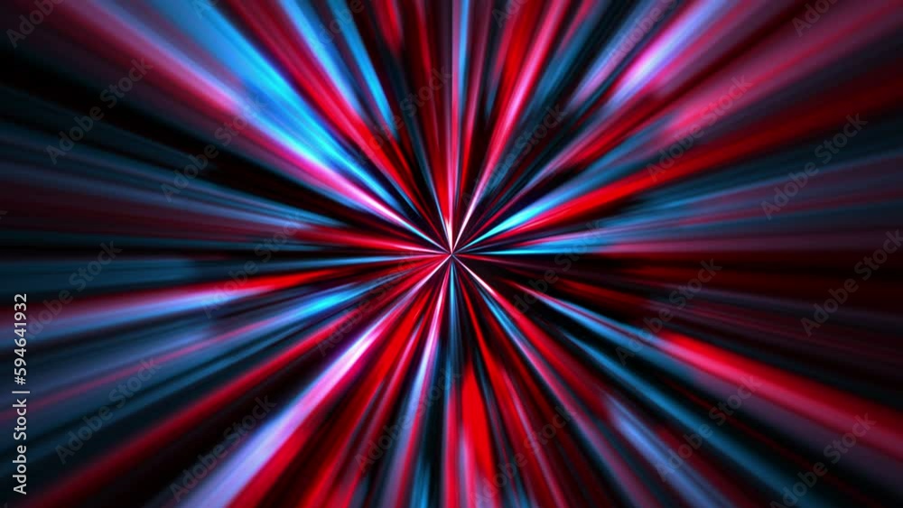 Abstract background with red, blue and black radial rays from the center. Abstract blue, red glow background with time warp zoom effect and light rays. Camera Zoom In.
Abstract background with red, blue and black radial rays from the center. Abstract blue, red glow background with time warp zoom effect and light rays. Camera Zoom In.