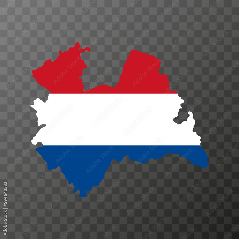 Fototapeta premium Utrecht province of the Netherlands. Vector illustration.