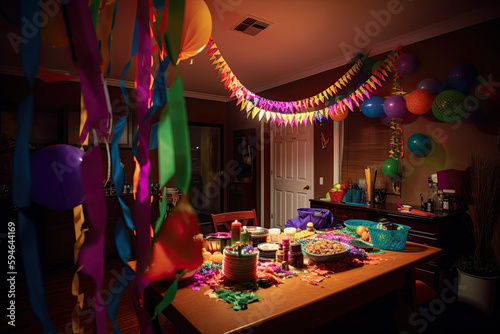 Party decoration, Generative AI