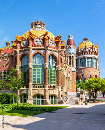 Hospital of the Holy Cross and Saint Paul (de la Santa Creu i Sant Pau) in Barcelona, Spain