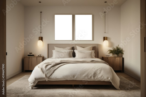 bedroom interior architecture features a minimalist style © ktianngoen0128