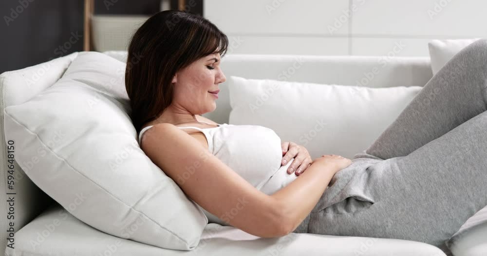 Women PMS Stomach Pain