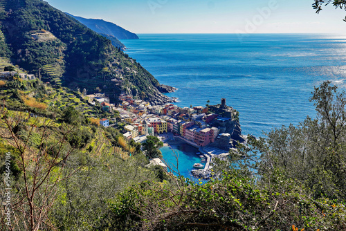 Riomaggiore im Nationalpark Cinque Terre Italien