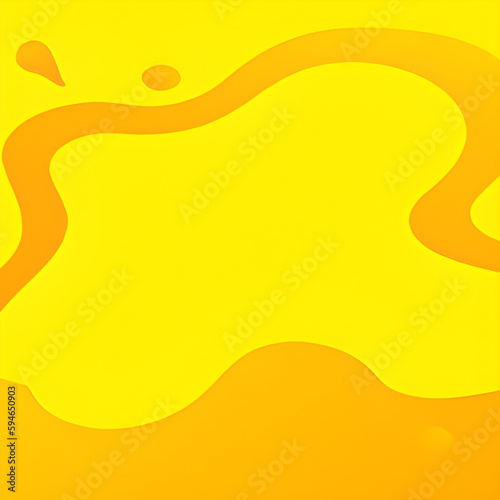 Yellow Liquid color background. Fluid gradient composition