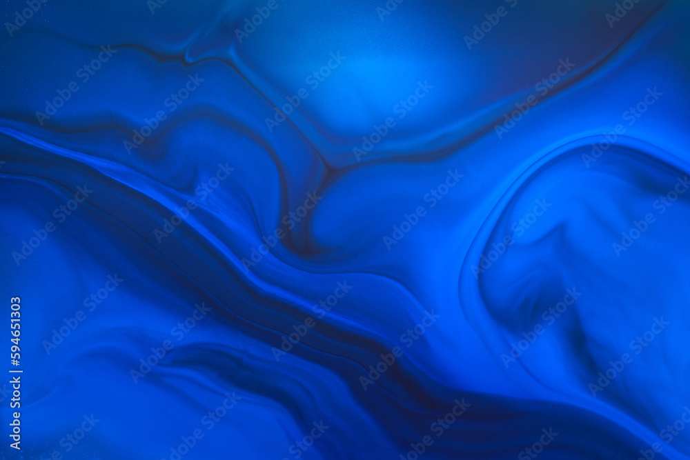 Abstract creative background liquid art, contrast paint stains and blots, blue alcohol ink Abstract creative background liquid art, contrast paint stains and blots, blue alcohol ink