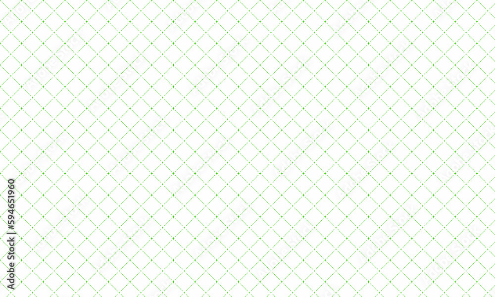 Fototapeta premium Green Star Net Pattern Background