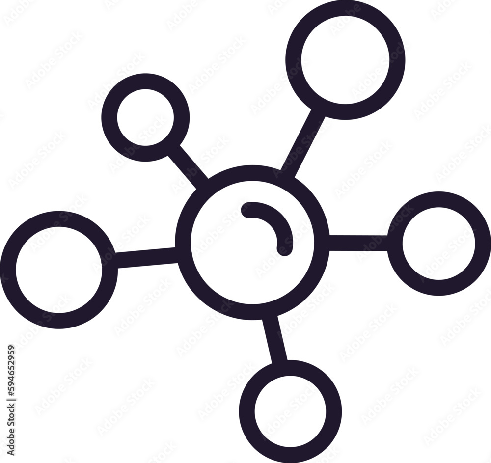 Single line icon of molecule High quality vector illustration for design, web sites, internet shops, online books etc. Editable stroke in trendy flat style isolated on white background Single line icon of molecule High quality vector illustration for design, web sites, internet shops, online books etc. Editable stroke in trendy flat style isolated on white background