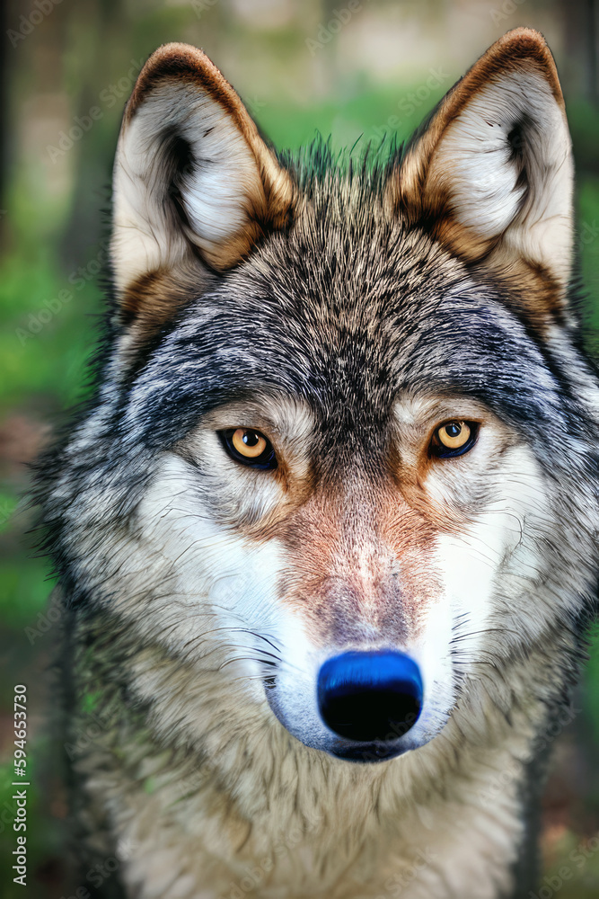 Wolf, generated by artificial intelligence