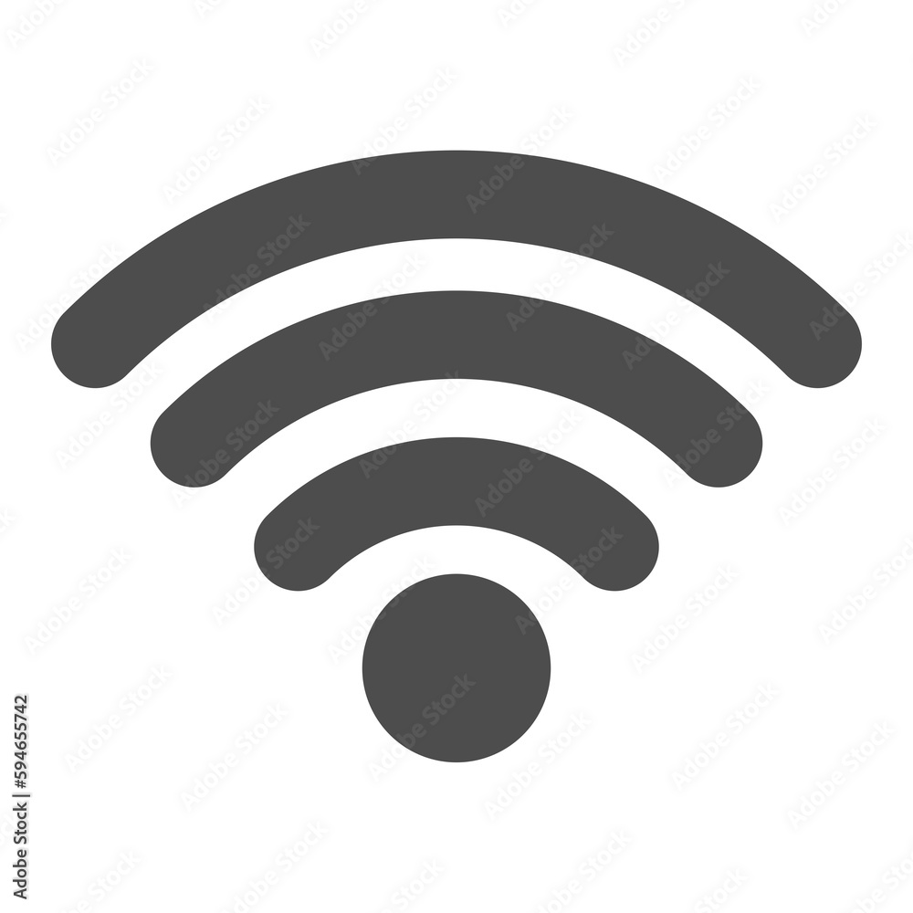 wireless network icon black illustration wireless network icon black illustration