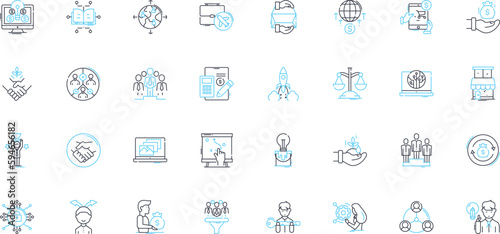Quick thinking linear icons set. Nimble, Resourceful, Alert, Spontaneous, Astute, Intuitive, Wise line vector and concept signs. Ingenious,Agile,Sharp outline illustrations
