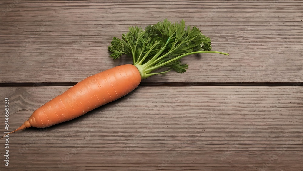 Fresh Carrot with Green Top AI-Generated Fresh Carrot with Green Top AI-Generated