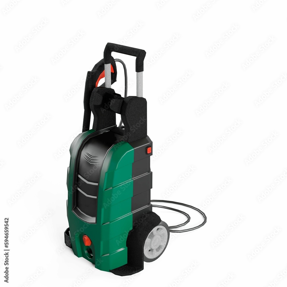 an electric carpet washer, 3d rendering an electric carpet washer, 3d rendering