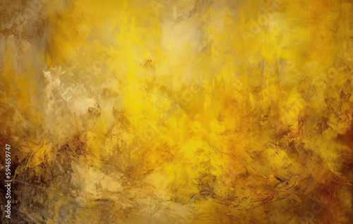 abstract grunge decorative yellow stone wall texture Generative AI