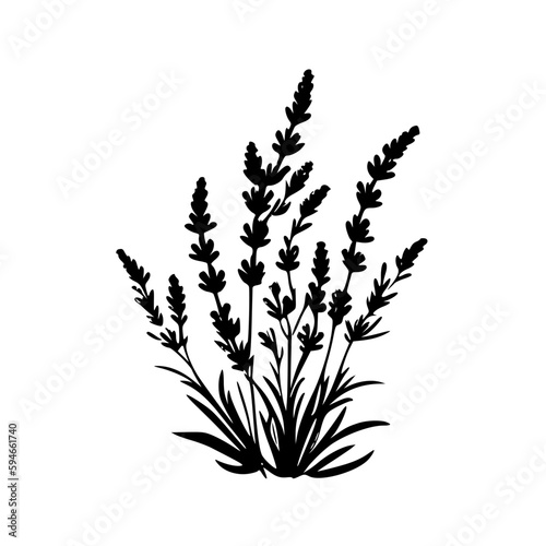 Lavender - Minimalist and Flat Logo - Vector illustration