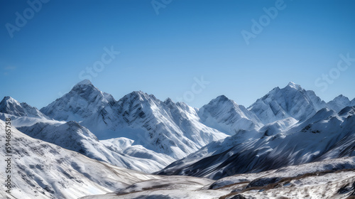 snow covered mountains © VirtualCreatures
