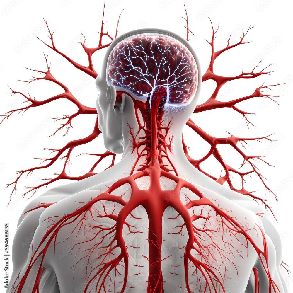 Nerve cells, nerve disease, nerve network, cancer cells, generated AI