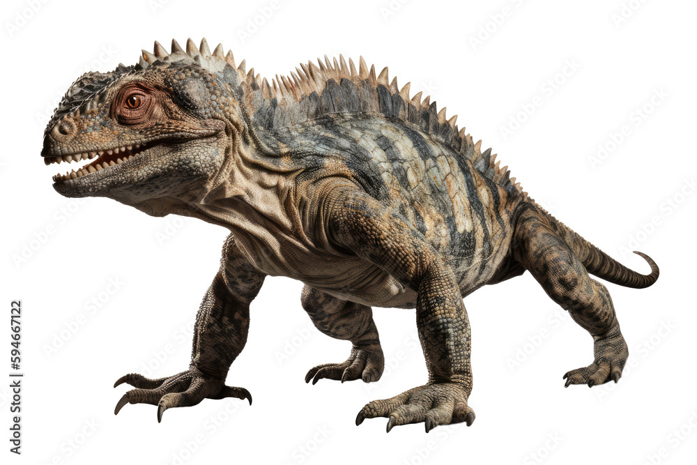 Obraz premium Pachycephalosaurus Dinosaur On Isolated Transparent Background, Png. Generative AI