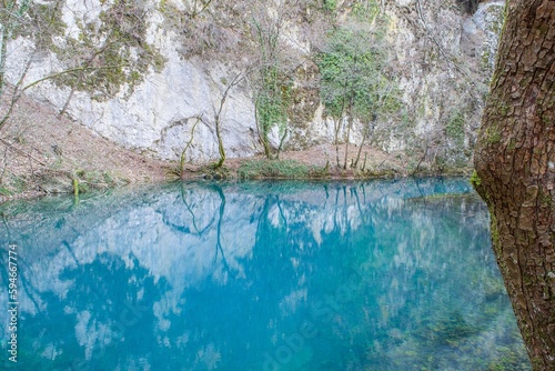 Fototapeta Naklejka Na Ścianę i Meble -  Spring of river Una in Croatia