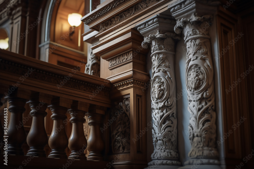 Fototapeta premium Historic Courthouse, Details