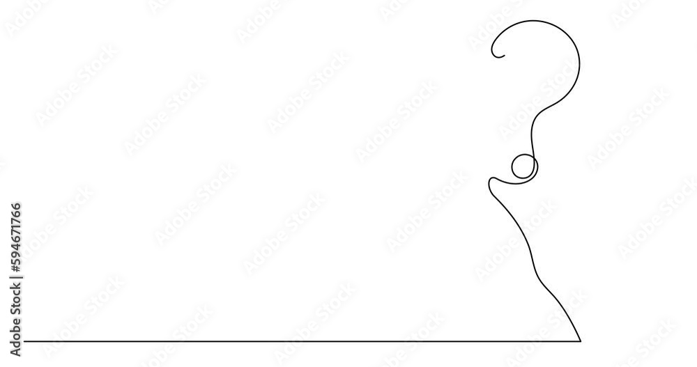 Hand holds question mark one line art animation,hand drawn asking sign, idea continuous contour motion.Query FAQ concept,self drawing finding answer.Simple minimalist design style.4k movie Hand holds question mark one line art animation,hand drawn asking sign, idea continuous contour motion.Query FAQ concept,self drawing finding answer.Simple minimalist design style.4k movie