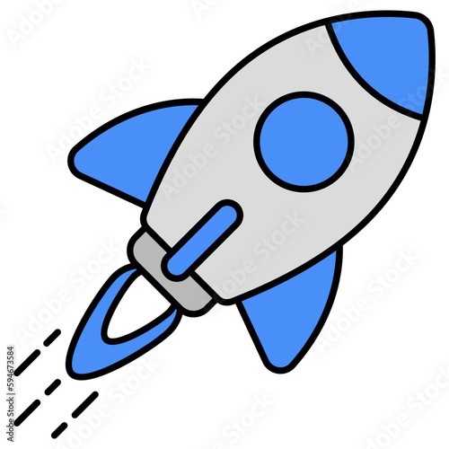 Modern design icon of startup 