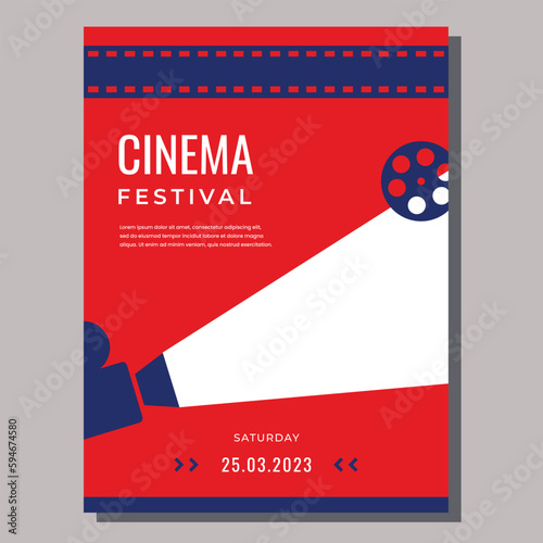Movie Night Event Flyer Layout