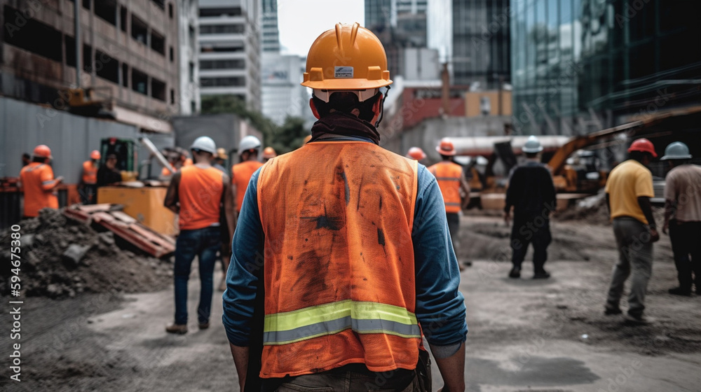 Obraz premium Building the Future: The Life of a Skilled Construction Worker