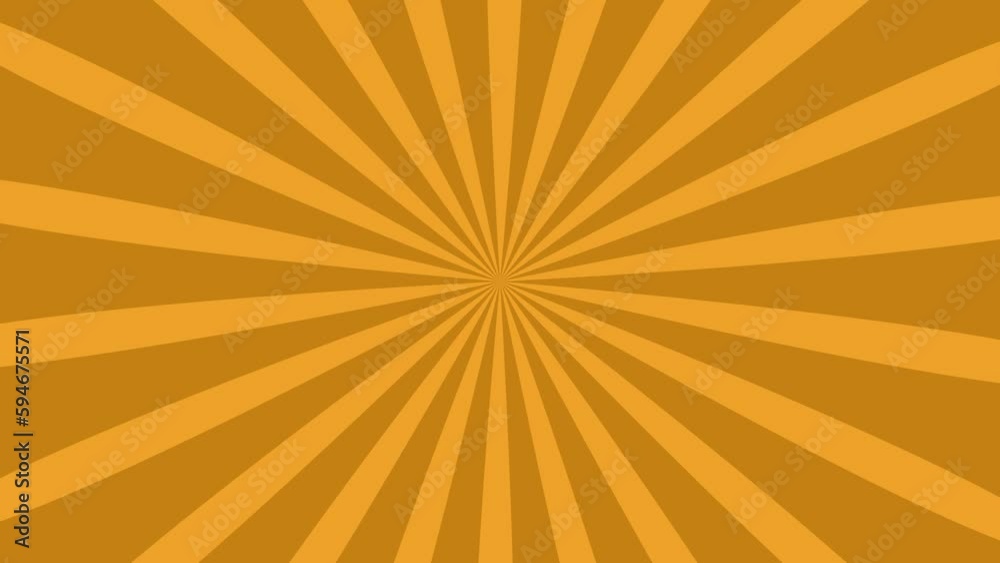 Retro sunburst animated brown and orange loop rotating background Retro sunburst animated brown and orange loop rotating background