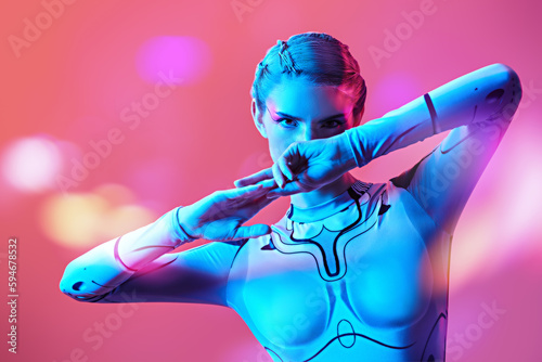 beautiful cyber girl