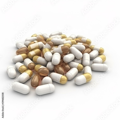 pills and capsules. generative ai