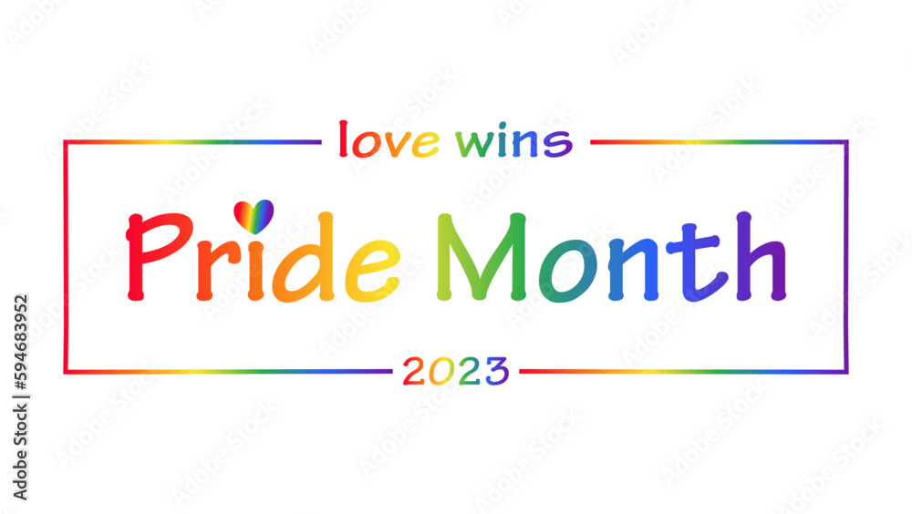Fototapeta premium Pride Month