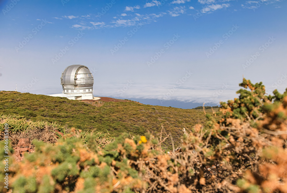 Canarias Great Telescope in Astrophysics Observatory of Roque de los Muchachos.