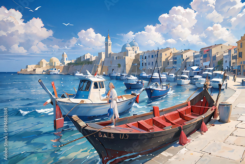 Malta concept illustration (AI ART)