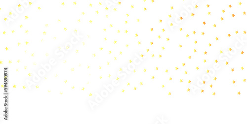 XMAS stars background, sparkle lights confetti falling. magic shining Flying christmas stars on night PNG